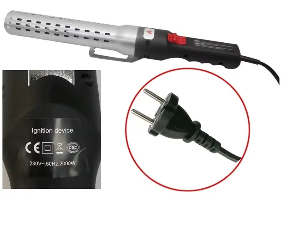 Charcoal Starter Fireguard Looftlighter Igniter Windproof Bbq Lighter Tool Durable Electric Charcoal Chimney Starter