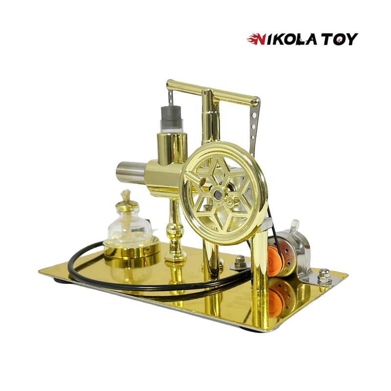 NIKOLATOY Stirling Engine Model - Power Generation+Led Light