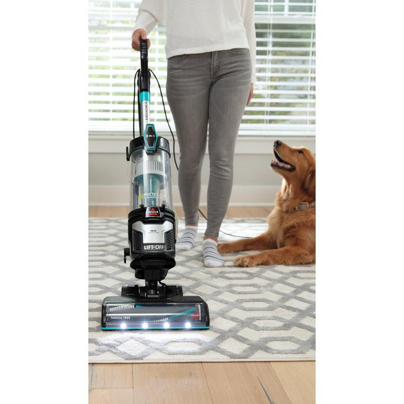 24613 BISSELL Pet Hair Eraser Turbo plus Lightweight Vacuum, Tangle-Free Brush Roll, Powerful Pet Hair Pick-Up 24613