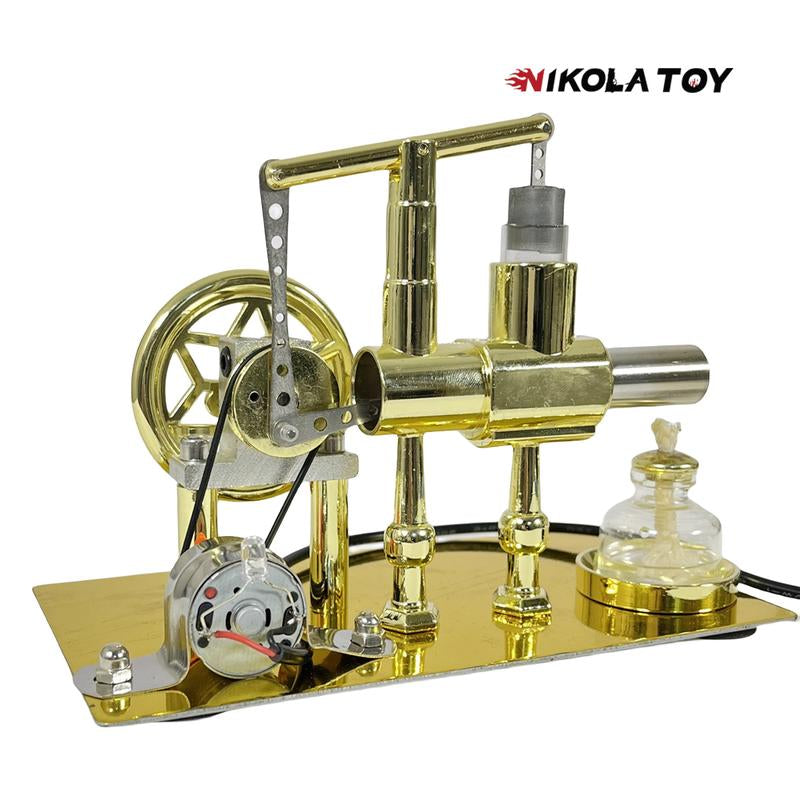 NIKOLATOY Stirling Engine Model - Power Generation+Led Light